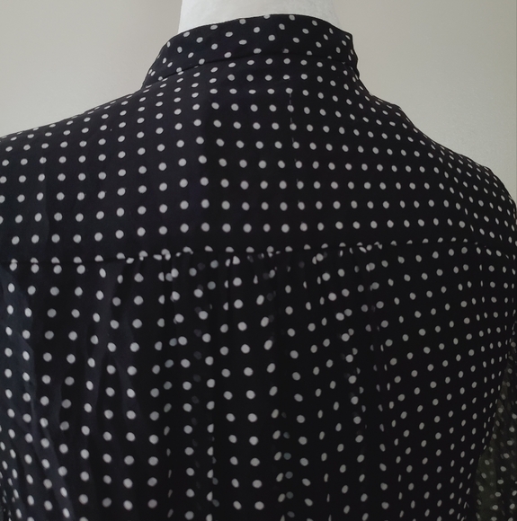 Kate Spade Silk Polka Dot Midi Dress - Picture 12 of 16
